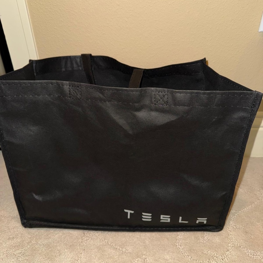 BRAND NEW Authentic Tesla Exclusive Black Tote Bag IN HAND